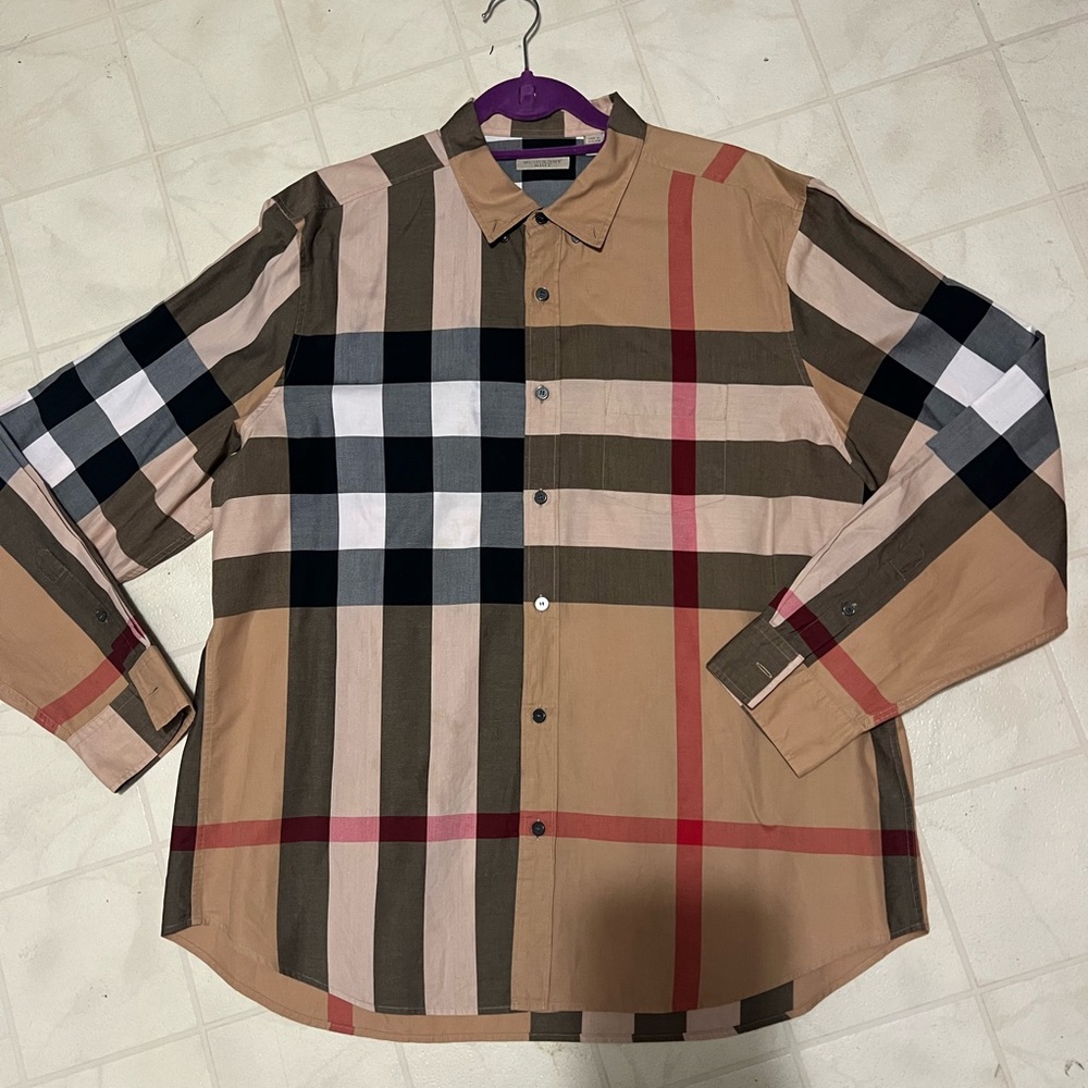 Burberry Multicolor Checkered Shirt